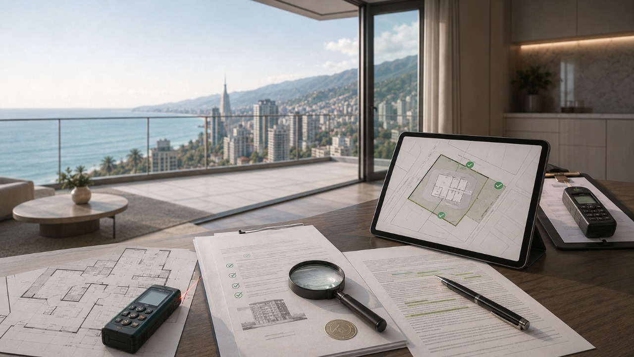 Immobilieninspektion und Transaktionsabwicklung in Georgien